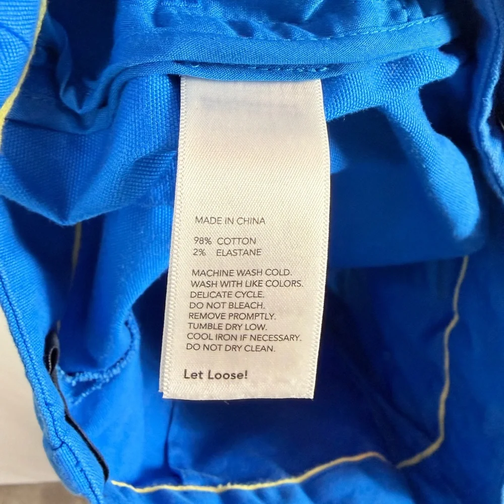 Kate Spade Saturday Chino Shorts in Royal Blue Size 0‎
